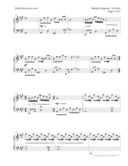 Haydn Finale From Sonata 1 In Eb For Clarinet Quartet Page 2