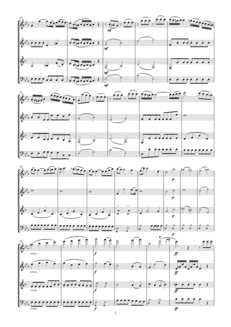 Haydn Quartet N C Minor Op 17 No 4 Arr Woodwind Quartet Page 2