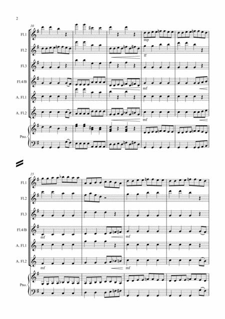 Haydn Rocks For Flute Quartet Page 2