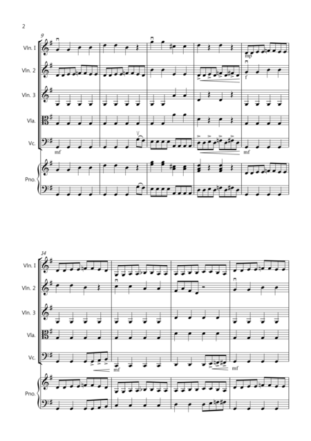 Haydn Rocks For String Quartet Page 2