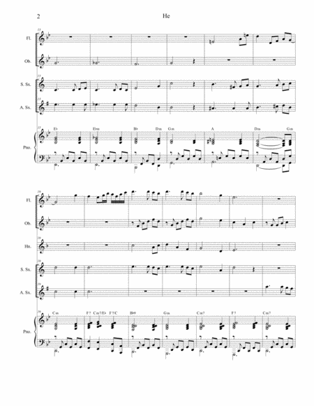 He Duet For Soprano And Alto Saxophone Page 2