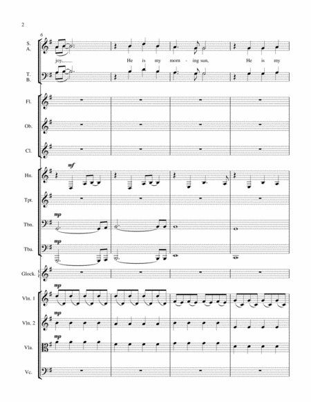 He Is My Joy Orchestration Page 2