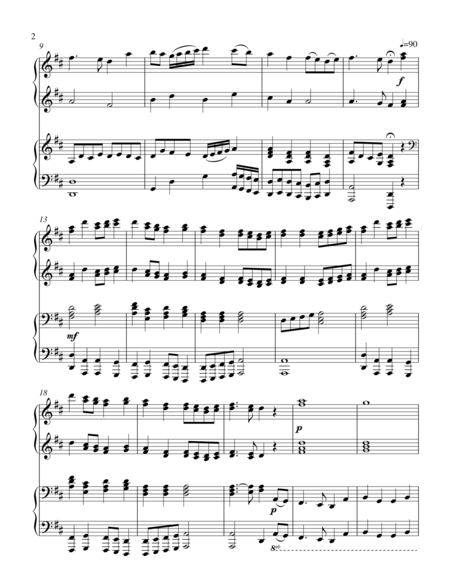 He Leadeth Me 1 Piano 4 Hand Duet Page 2