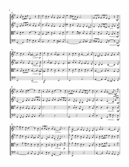 He Shall Feed His Flock String Quartet Page 2