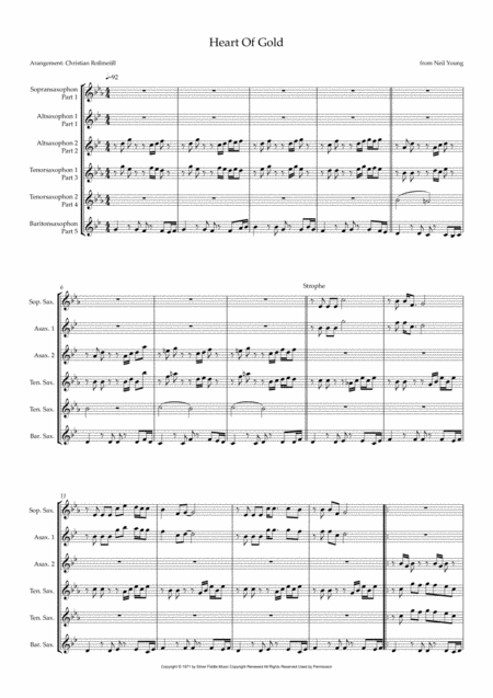 Heart Of Gold Saxophonquintett Page 2