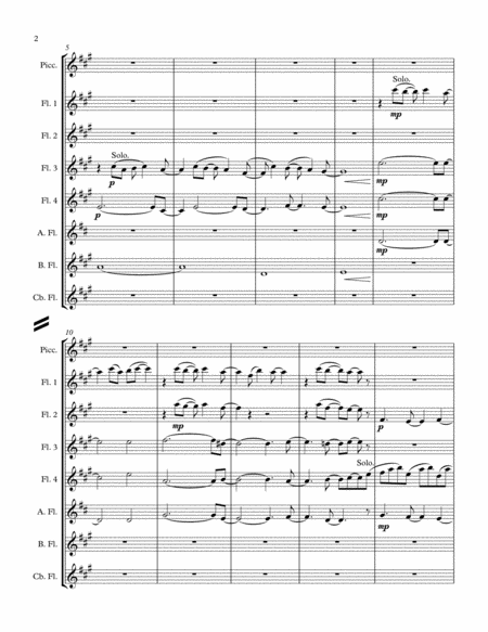 Here Comes The Sun Flute Choir Page 2