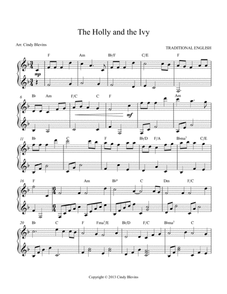 Here I Am To Worship Piano Page 2