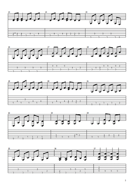 Heroes For Solo Fingerstyle Guitar Page 2