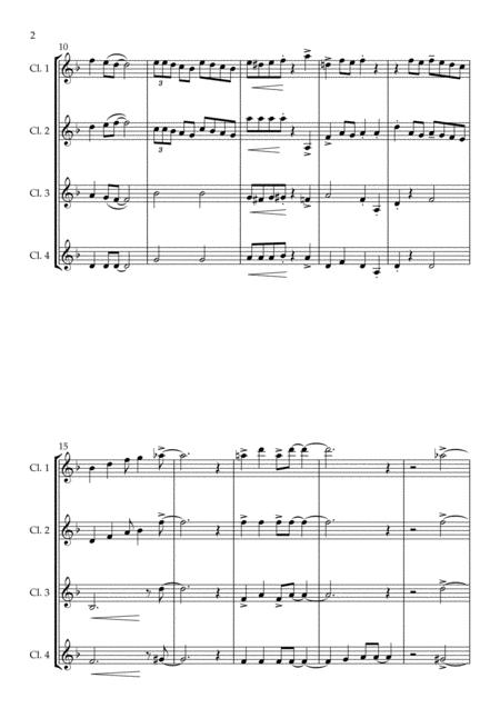 Hey Big Spender Easy Clarinet Quartet Page 2