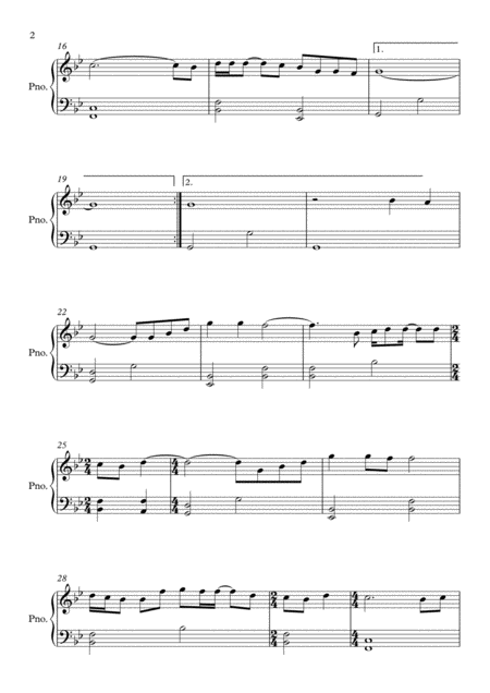 Hey Brother By Avicii Easy Piano Page 2