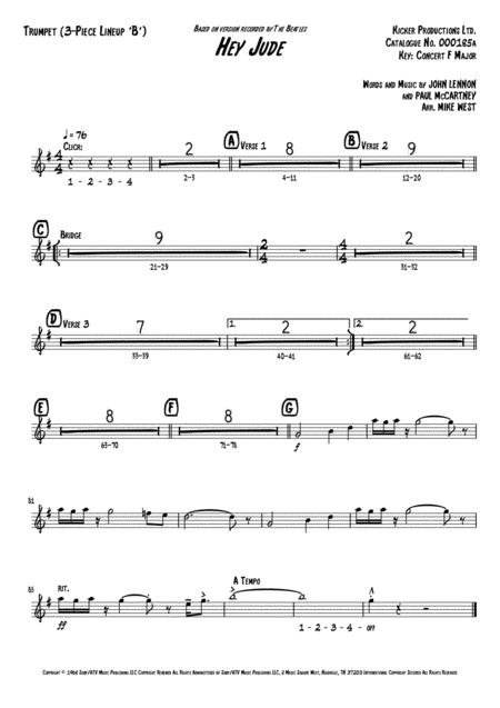 Hey Jude 3 Piece Brass Section B Page 2