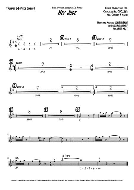Hey Jude 4 Piece Brass Section Page 2