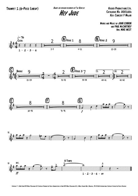 Hey Jude 6 Piece Brass Section Page 2