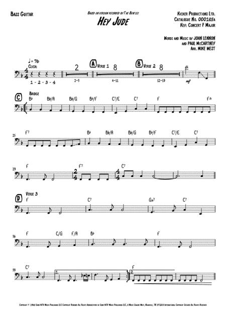 Hey Jude Bass Guitar Page 2