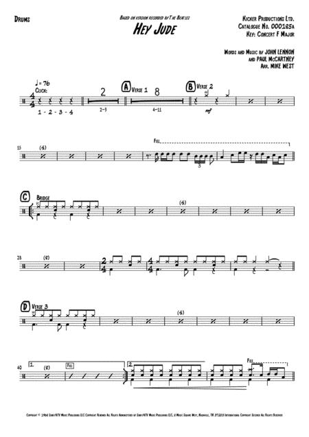 Hey Jude Drums Page 2