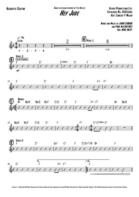 Hey Jude Guitar 2 Acoustic Page 2