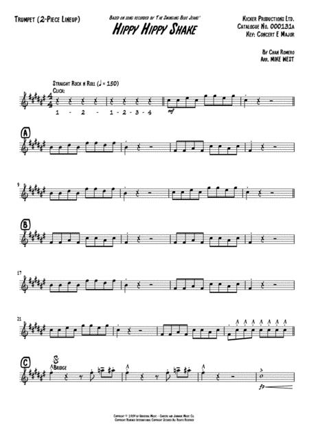 Hippy Hippy Shake 2 Piece Brass Section Page 2