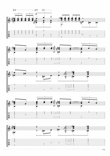 Hold The Line Fingerstyle Guitar Page 2