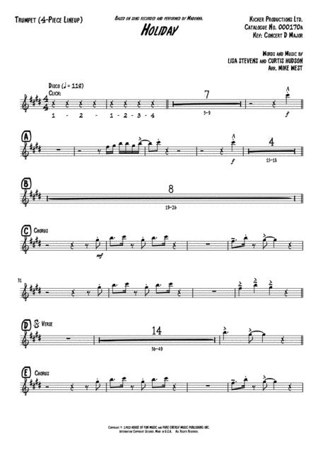 Holiday 4 Piece Brass Section Page 2