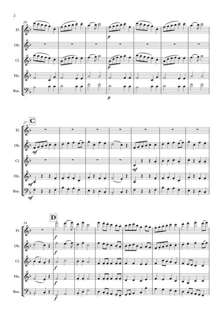 Holst 2nd Suite In F Op 28 No 2 Mvt I March Wind Quintet Page 2