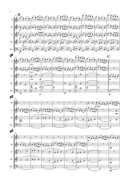 Holst 2nd Suite In F Op 28 No 2 Mvt Iv Fantasia On The Dargason Wind Quintet Page 2