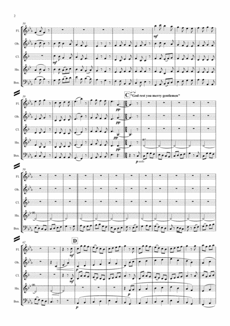 Holst Christmas Day A Choral Fantasy On Old Carols Wind Quintet Page 2