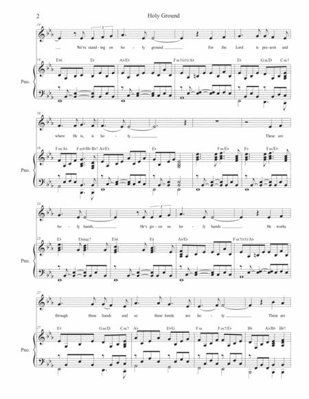 Holy Ground For Unison Choir Page 2