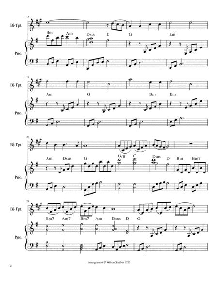 Holy Holy Holy Trumpet Solo Page 2