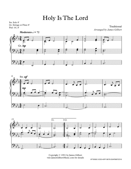 Holy Is The Lord Page 2