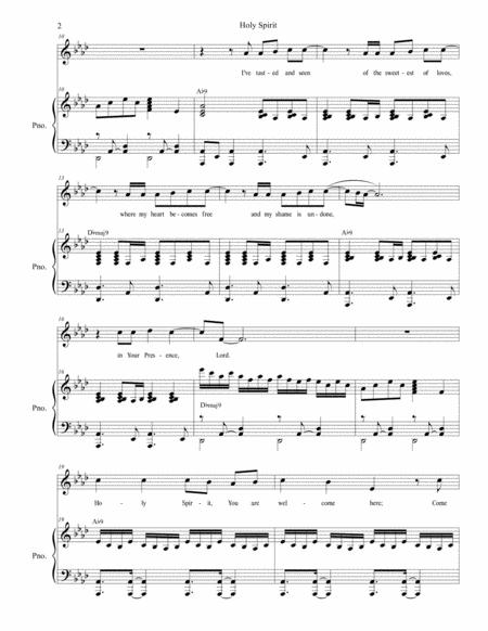 Holy Spirit For Unison Choir Page 2