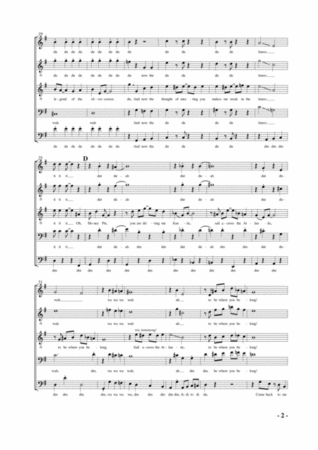 Honey Pie A Cappella Page 2