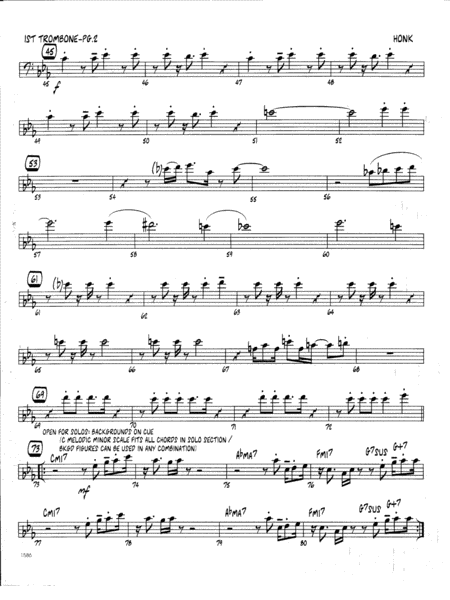 Honk 2nd Trombone Page 2