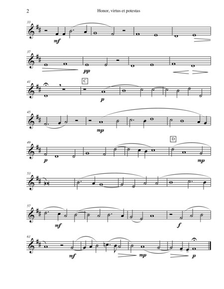 Honor Virtus Et Potestas Thomas Tallis For Brass Quintet Page 2