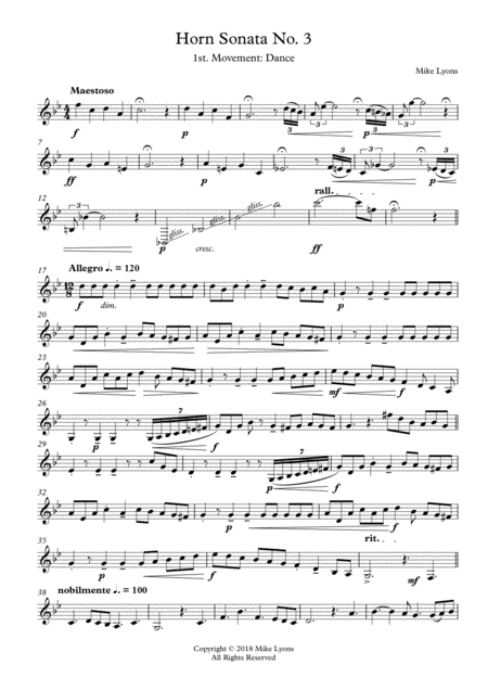 Horn Sonata No 3 Complete Page 2