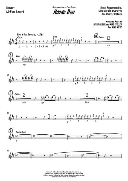 Hound Dog 2 Piece Brass Section Page 2