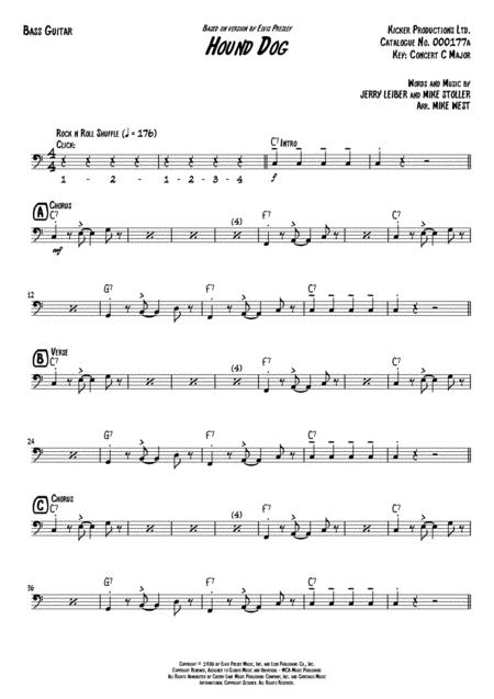 Hound Dog Bass Guitar Page 2