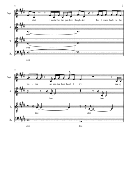 How Far I Will Go Moana Satb Page 2