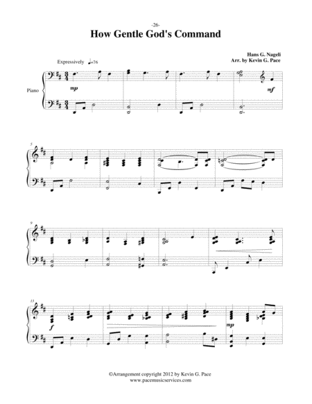 How Gentle Gods Command Piano Solo Arrangement Page 2