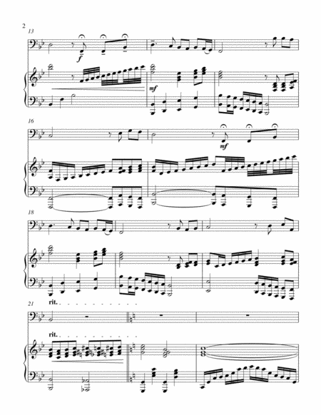 How Great Thou Art Bass C Instrument Solo Page 2