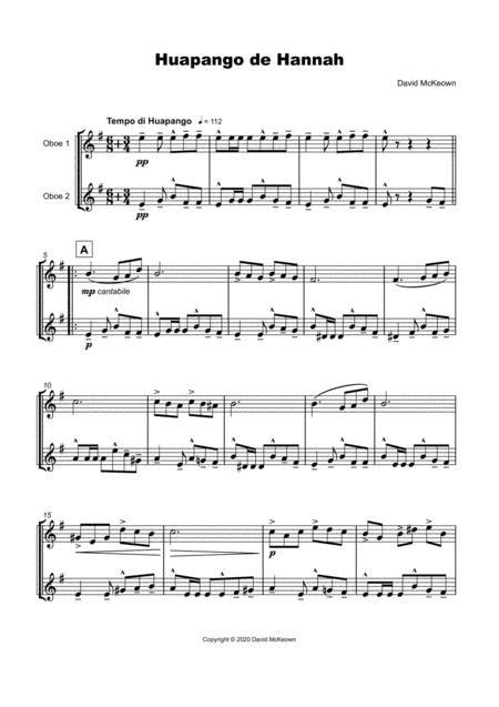 Huapango De Hannah For Oboe Duet Page 2