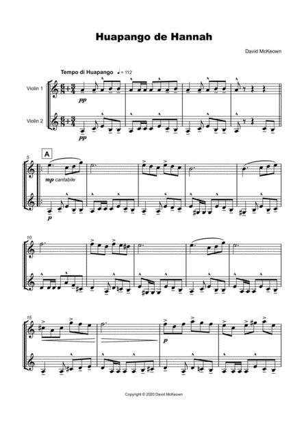 Huapango De Hannah For Violin Duet Page 2