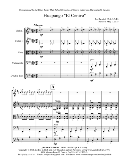 Huapango El Centro String Orchestra Page 2