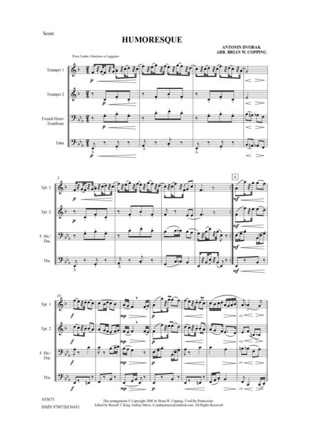 Humoresque Brass Quartet Page 2