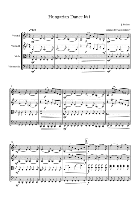 Hungarian Dances 1 5 Page 2