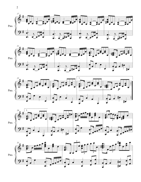 Hurt Piano Solo Page 2
