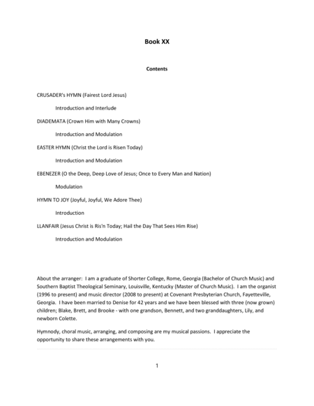 Hymn Introductions And Modulations Book Xx Page 2