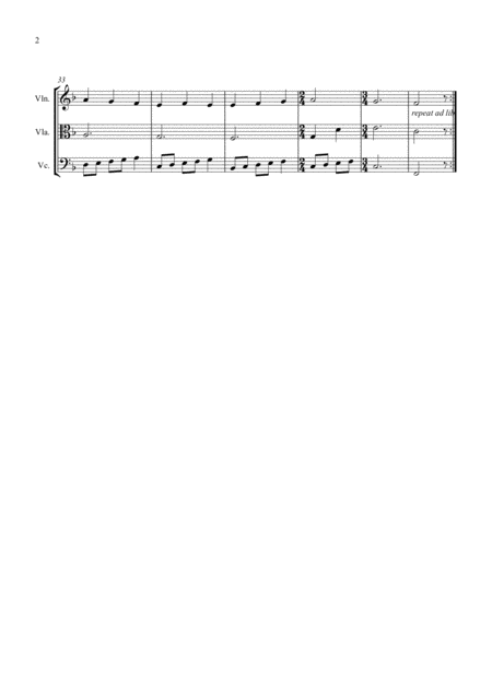 Hymn To The Sea Arranged For String Trio Page 2