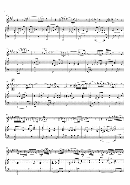 I Cast All My Cares Upon You Piano Alto Sax Page 2