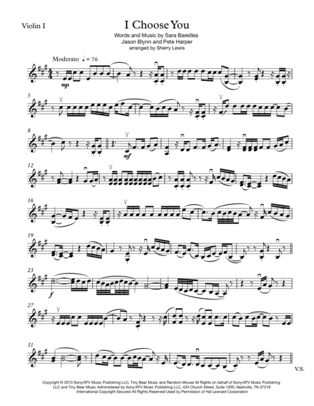 I Choose You String Duo For String Duo Page 2