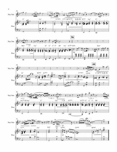 I Got It Bad And That Aint Good Soprano Sax Opt Clarinet Solo Ballad With Piano Accompaniment Duke Ellington Ella Fitzgerald Page 2